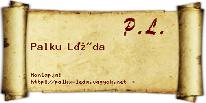 Palku Léda névjegykártya